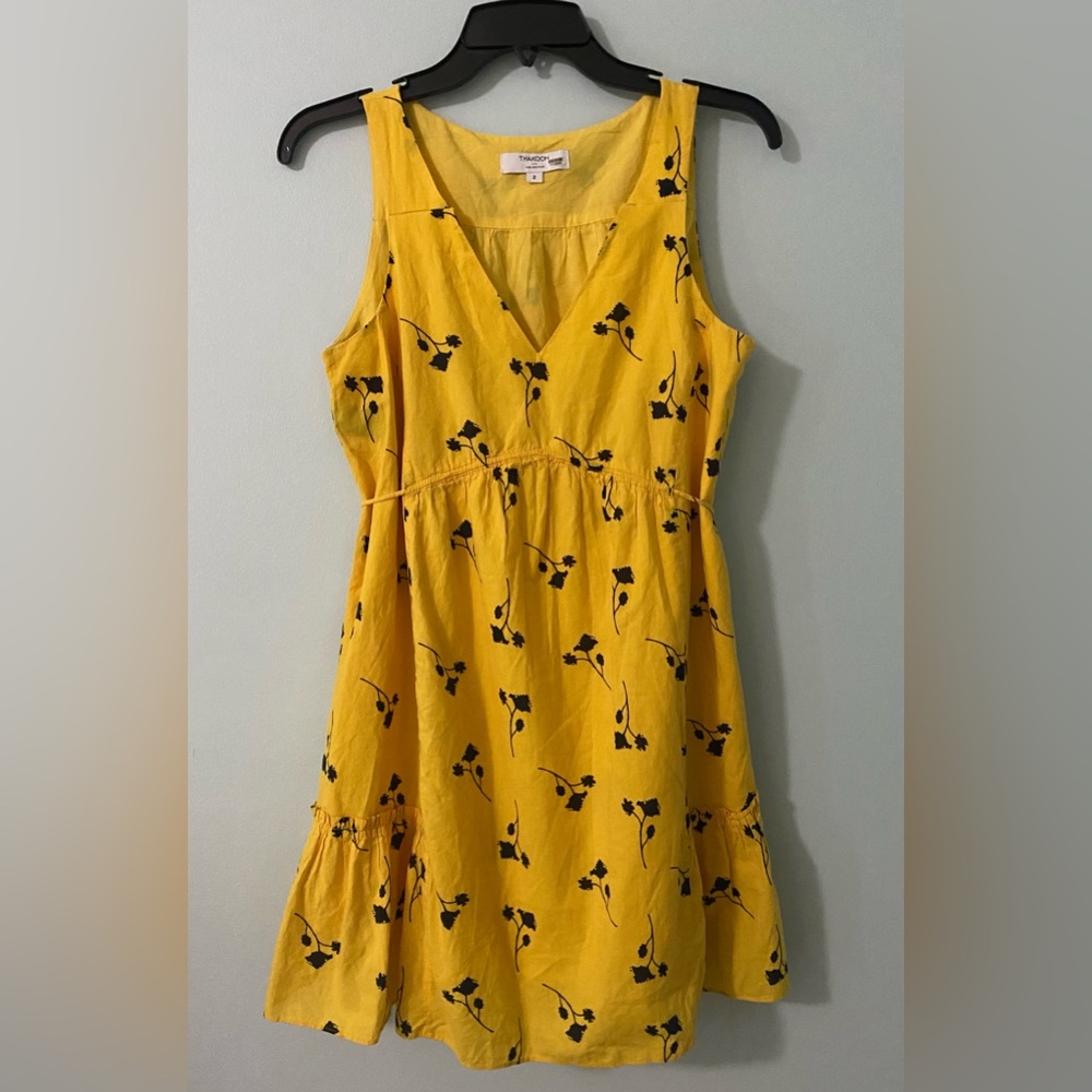 Thakoon Collective yellow shift dress